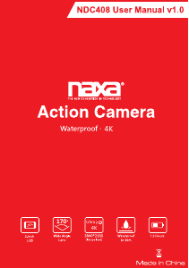 Manual Naxa NDC-408 Action Camera