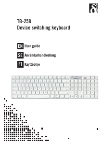 Manual Deltaco TB-258 Keyboard