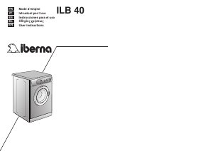Handleiding Iberna ILB 40-01S Wasmachine