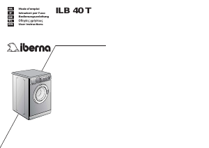 Handleiding Iberna ILB 40T-01S Wasmachine