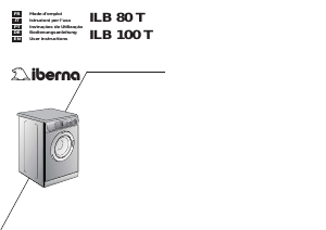 Manual Iberna ILB 100T-01S Máquina de lavar roupa