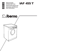 Manual Iberna LB IAF 455 T Máquina de lavar roupa