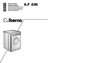 Manual Iberna LB ILF 436 Máquina de lavar roupa