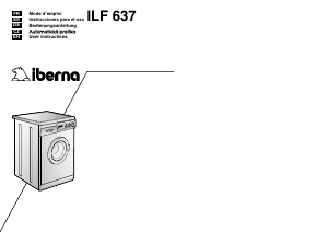 Handleiding Iberna LB ILF 637 Wasmachine