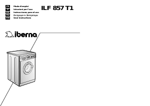 Handleiding Iberna LB ILF 8571 Wasmachine