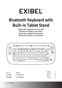 Bedienungsanleitung Exibel S-KW256SB Tastatur