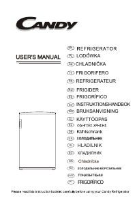 Manual Candy CCTOS 502XH Refrigerator