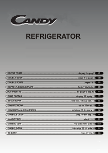 Mode d’emploi Candy CFD 2450 Réfrigérateur combiné