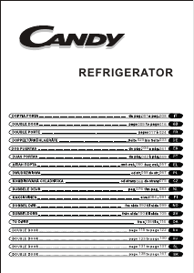 Manual de uso Candy CFD 3400 A Frigorífico combinado