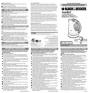 Manual Black and Decker JKC500 Kettle
