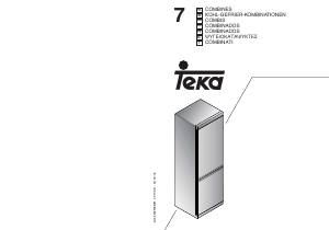 Manual de uso Teka FRE CB 380 X Frigorífico combinado