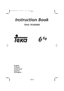 Manual Teka TKS 6000E Máquina de secar roupa