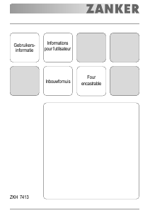 Mode d’emploi Zanker ZKH7413 Four