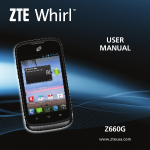 Handleiding ZTE Z660G Whirl Mobiele telefoon