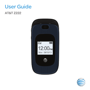 Handleiding ZTE Z222 (AT&T) Mobiele telefoon