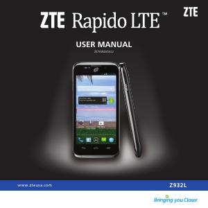 Handleiding ZTE Z932L Rapido LTE Mobiele telefoon