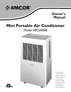 Manual Amcor APC 2000E Air Conditioner