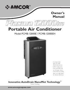 Manual Amcor PCMB 12000E Air Conditioner