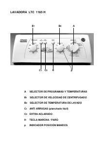 Manual de uso Otsein-Hoover LB LTC 1165H Lavadora