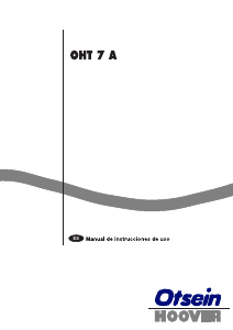 Manual de uso Otsein-Hoover LB OHT 7 A Lavadora