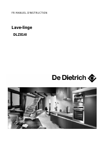 Mode d’emploi De Dietrich DLZ814I Lave-linge