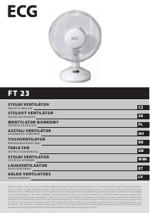 Priručnik ECG FT 23 Ventilator