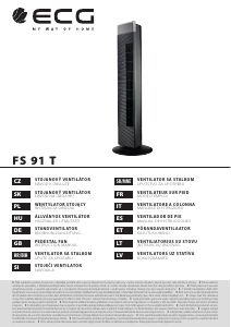 Manuale ECG FS 91 T Ventilatore