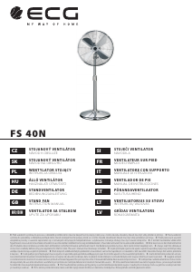 Manual de uso ECG FS 40 N Ventilador