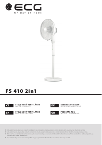 Bruksanvisning ECG FS 410 2in1 Fläkt