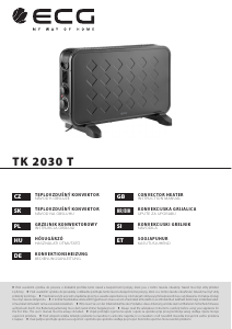 Használati útmutató ECG TK 2030 T Hősugárzó