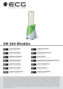 Manuál ECG SM 364 Mix&Go Mixér