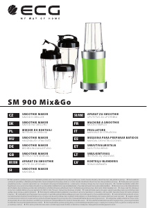 Handleiding ECG SM 900 Mix&Go Blender