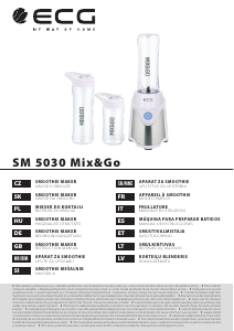 Návod ECG SM 5030 Mix&Go Mixér