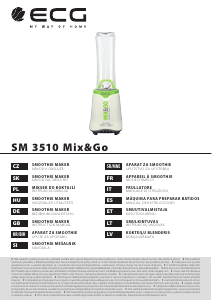 Kasutusjuhend ECG SM 3510 Mix&Go Blender