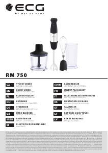 Manual ECG RM 750 Hand Blender