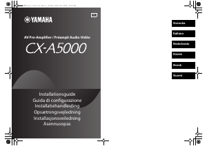 Bruksanvisning Yamaha CX-A5000 Förstärkare