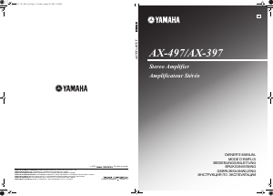 Bruksanvisning Yamaha AX-397 Förstärkare