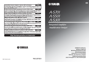 Руководство Yamaha A-S501 Усилитель