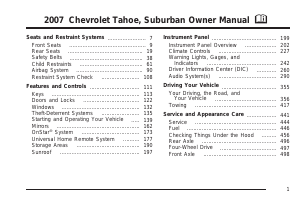 Handleiding Chevrolet Tahoe (2007)