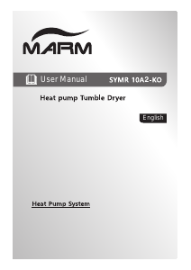 Bruksanvisning MARM SYMR 10A2-KO Torktumlare