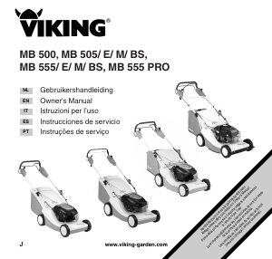 Handleiding Viking MB 500 E Grasmaaier