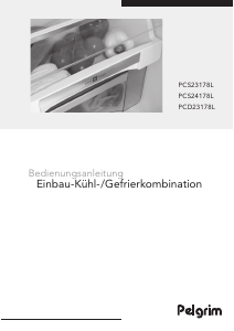 Bedienungsanleitung Pelgrim PCS24178L Kühl-gefrierkombination