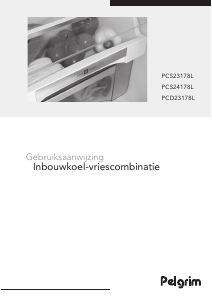 Handleiding Pelgrim PCS23178L Koel-vries combinatie
