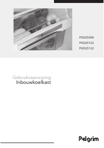 Handleiding Pelgrim PKD25088 Koelkast