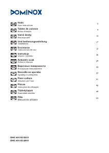 Handleiding Dominox DHC 604 4G AN E Kookplaat