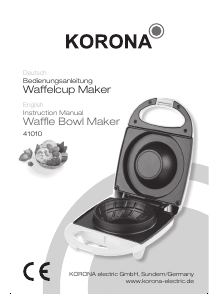 Bedienungsanleitung Korona 41010 Waffeleisen
