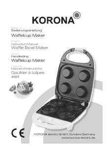 Mode d’emploi Korona 41011 Gaufrier