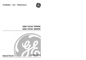 Bruksanvisning GE GSH5530ZXWW Diskmaskin