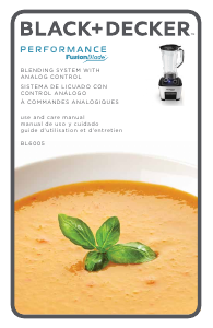 Bruksanvisning Black and Decker BL6005 Blender