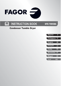 Manual Fagor SFE-700CBA Dryer